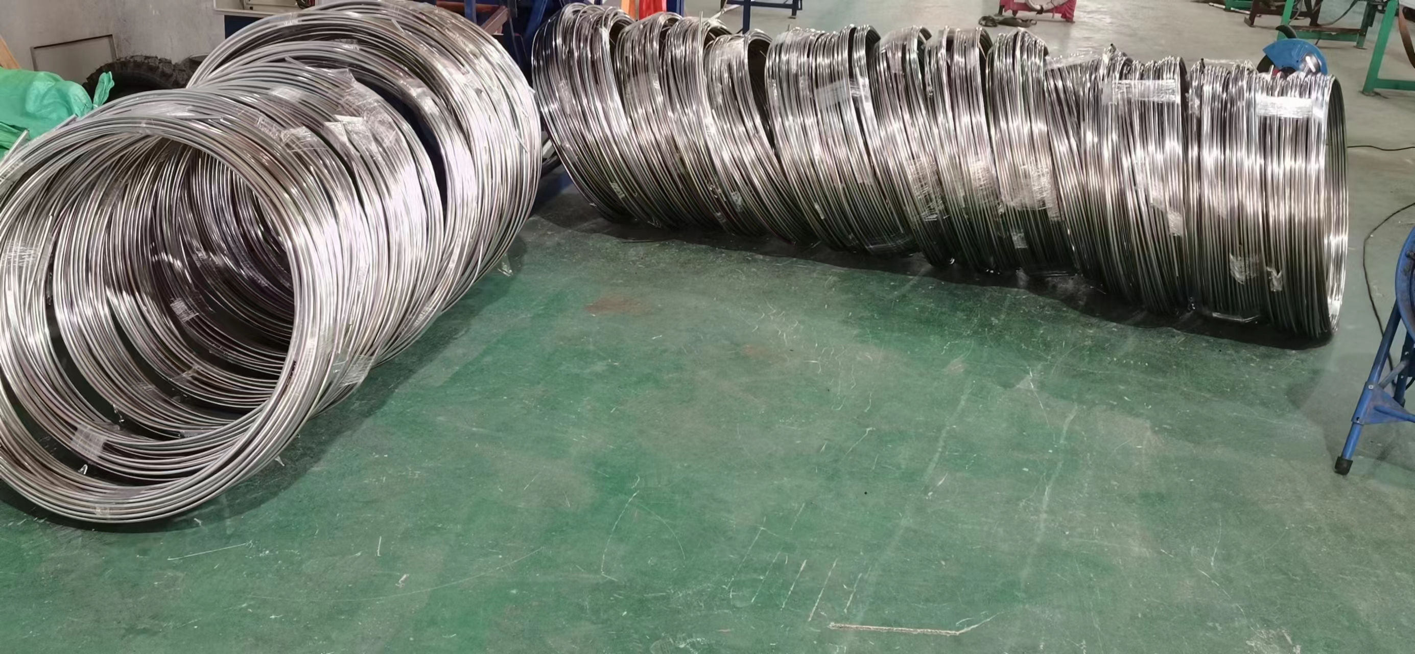stainless steel 316L  coiled tube for  heat exchanger