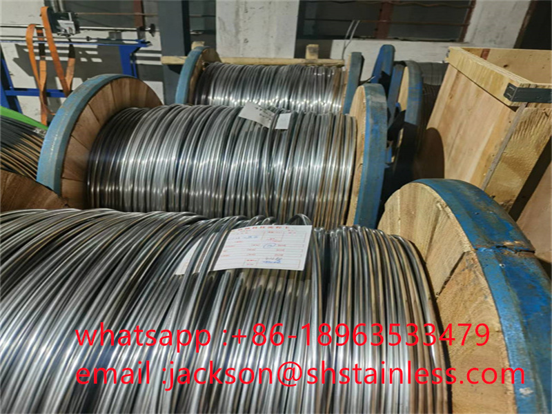 304 Seamless Stainless Steel Coiled Tubing / Coil Tube in ASTM A213