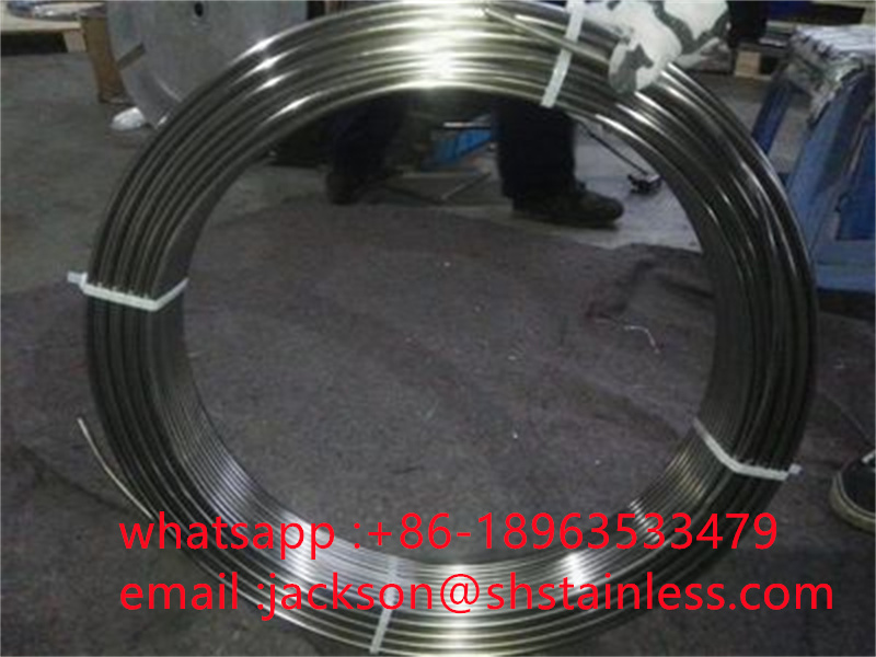 Seamless SUS304 316L Stainless Steel Pipe Coil Rolled / Heat Exchanger Tube /Capillary Tube Coil