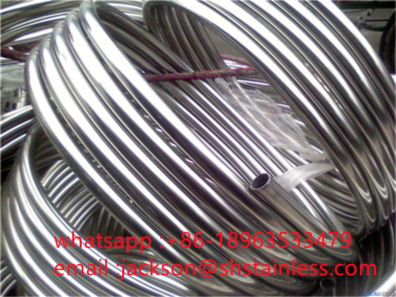 304 304L 316 316L Stainless Steel Seamless Coil Tube Capillary Pipe
