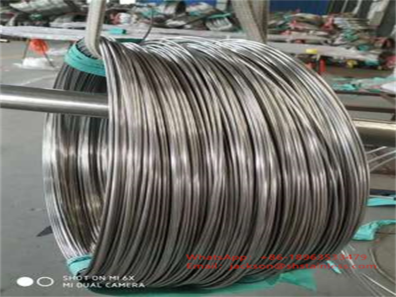 SS 317 Stainless steel coiled tubing 9.52*1.24 mm