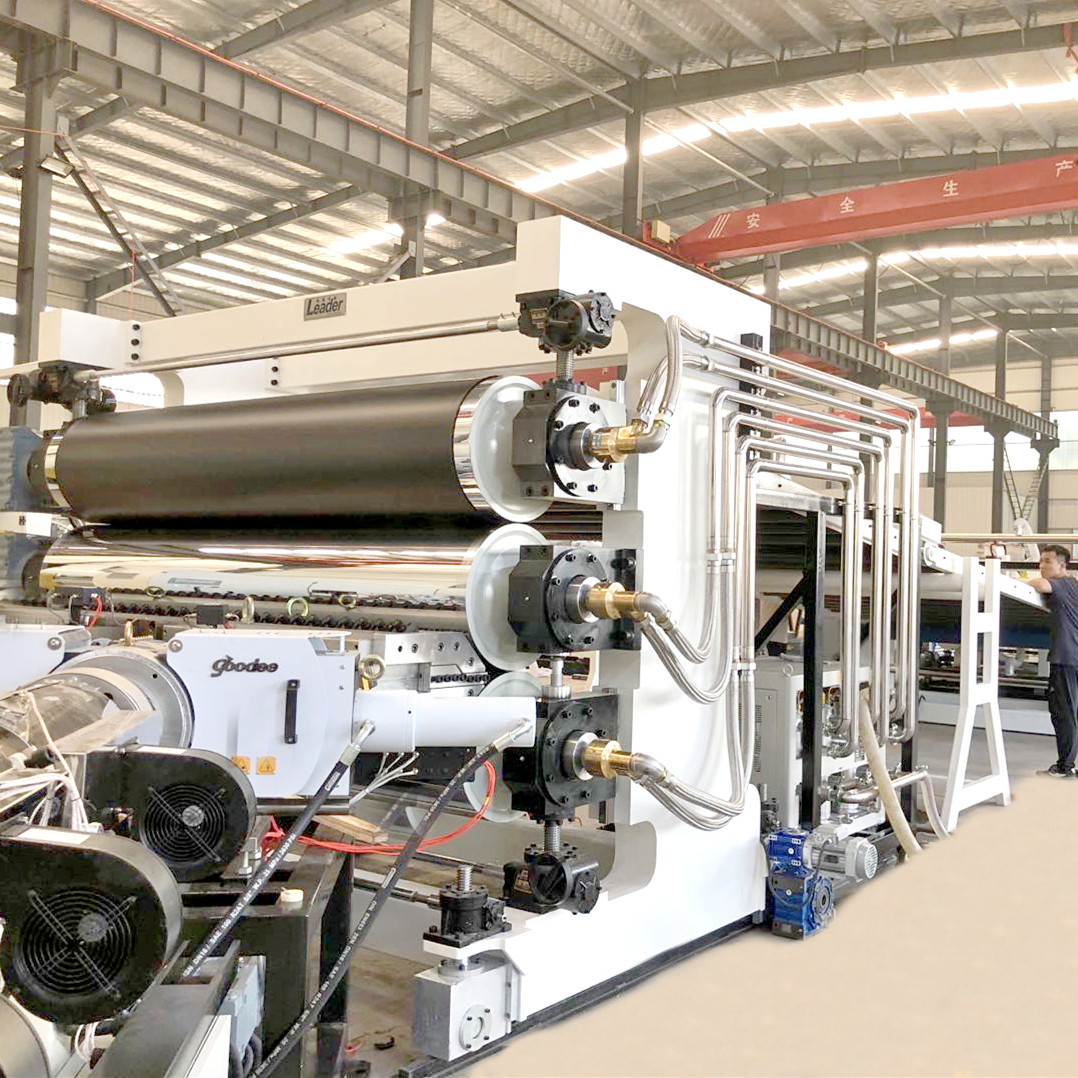 Pvc Thermoforming Sheet Extrusion Line Supplier –  PP PE ABS Vacuum Forming Thick Sheet/Board Extrusion Line  – Leader