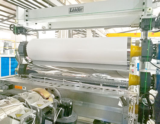 Wholesale Pc Hollow Sheet Extrusion Line Manufacturers –  Rigid/Soft PVC Sheets / imitation marble board Extrusion Line  – Leader