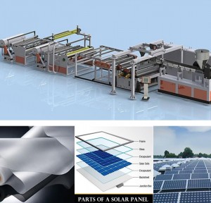 Tpu Eva Poe Film Extrusion Line Manufacturers –  EVA POE EPE Solar Cell Encapsulation Film Extrusion Line   – Leader
