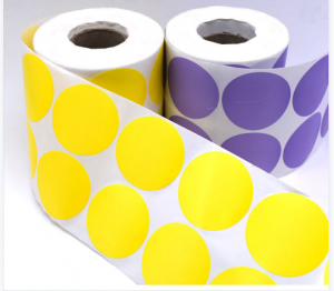 Transparent self-adhesive printing color roll self-adhesive sticker QR code label