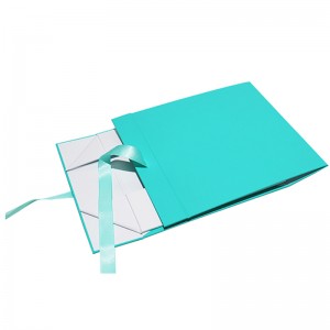 Folding gift box With ribbon cosmetic gift box holiday gift box health care product gift box general gift box