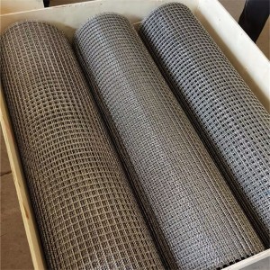 Galvanized Plain Woven Wire Mesh  Stainless Steel Crimped Wire Mesh
