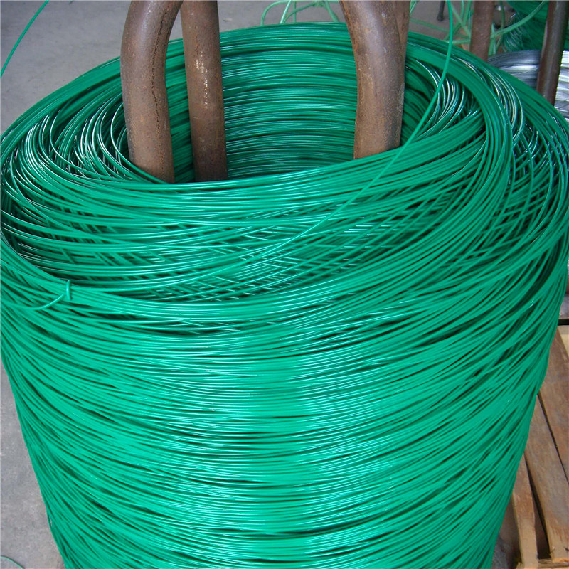 0.16 Eur/meter 32 M Iron Wire Green 1.0 Mm PVC Coated Binding Wire Garden  Wire 