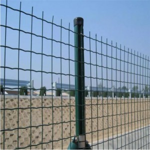 PVC coated Holland welded wire mesh fence