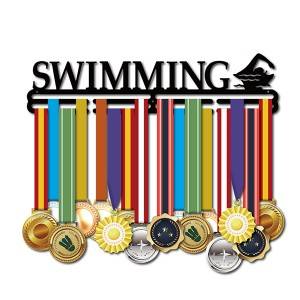 Swimming medal hanger