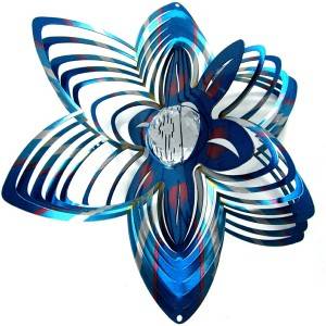 Fast delivery Garden Wind Spinners - Multi-colored 3D FLOWER wind spinner – Shengrui