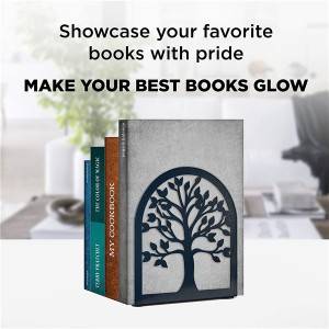 Tree of life Metal bookends