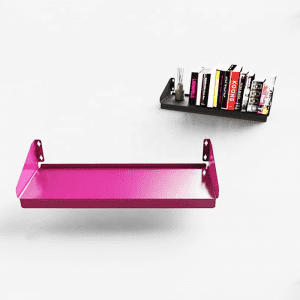 High Performance Coat Hook Rack With Shelf - Floating metal bookshelf – Shengrui