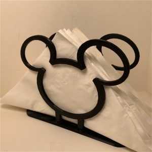 Cute Napkin Holder Customized Design Kitchen and Restaurant Decoration Metal Home Decor Mickey Mouse Themed Napkin Holder