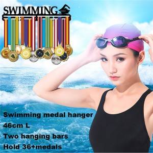 Swimming medal hanger