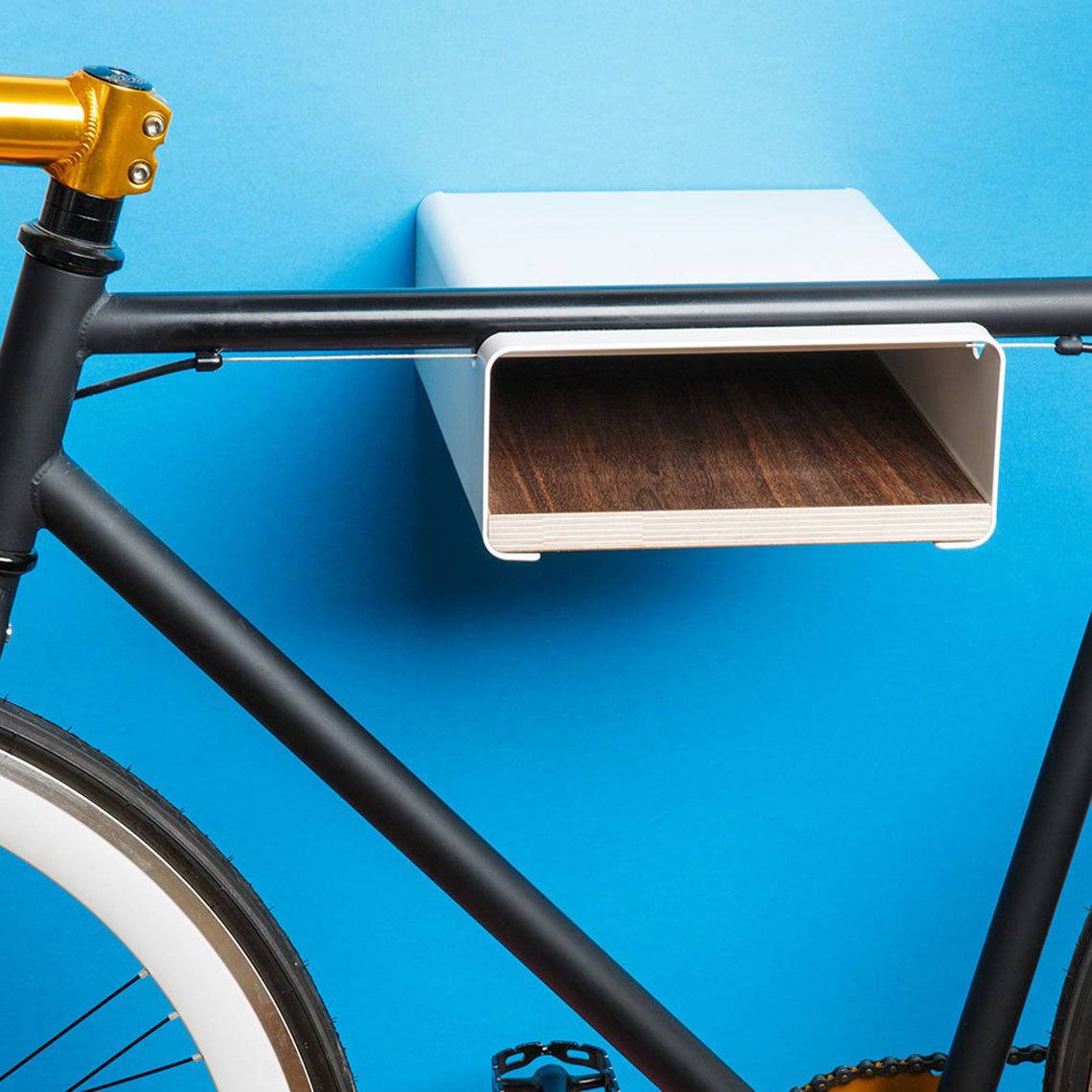 100% Original Factory Under Shelf Coffee Mug Holder - Modern Simple wall mounted bike rack – Shengrui