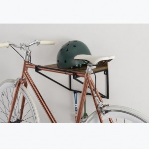 Modern Custom Multi-function Bicycle Rack Wall Mounted Metal Shelf Key Lock Sport Accessories Helmet Bike Rack Bicycle Rack