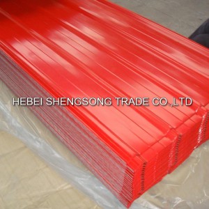 OEM gyártó kínai tetőfedő anyagok horganyzott hullámkarton horganyzott acél építőanyag 0,13-0,8 mm tetőfedő lemez