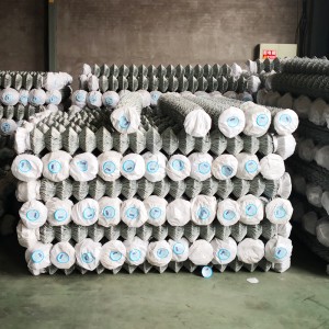 Factory Price PVC Coated Galvanized Security Garden Fencing Wire Mesh Chain Link Fence