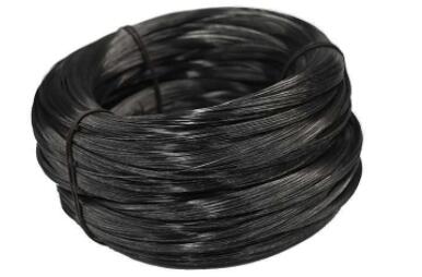 Production process of galvanized black wire