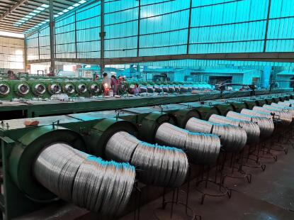 Operation specification for galvanizing wire