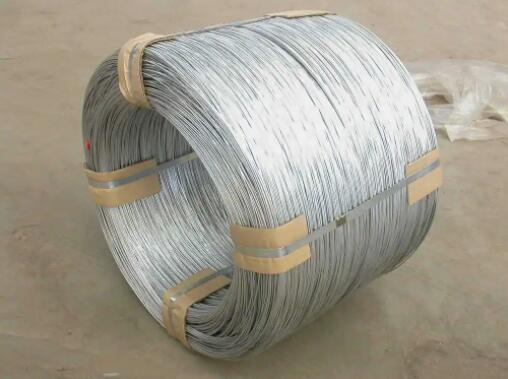 Package and bind galvanized wire