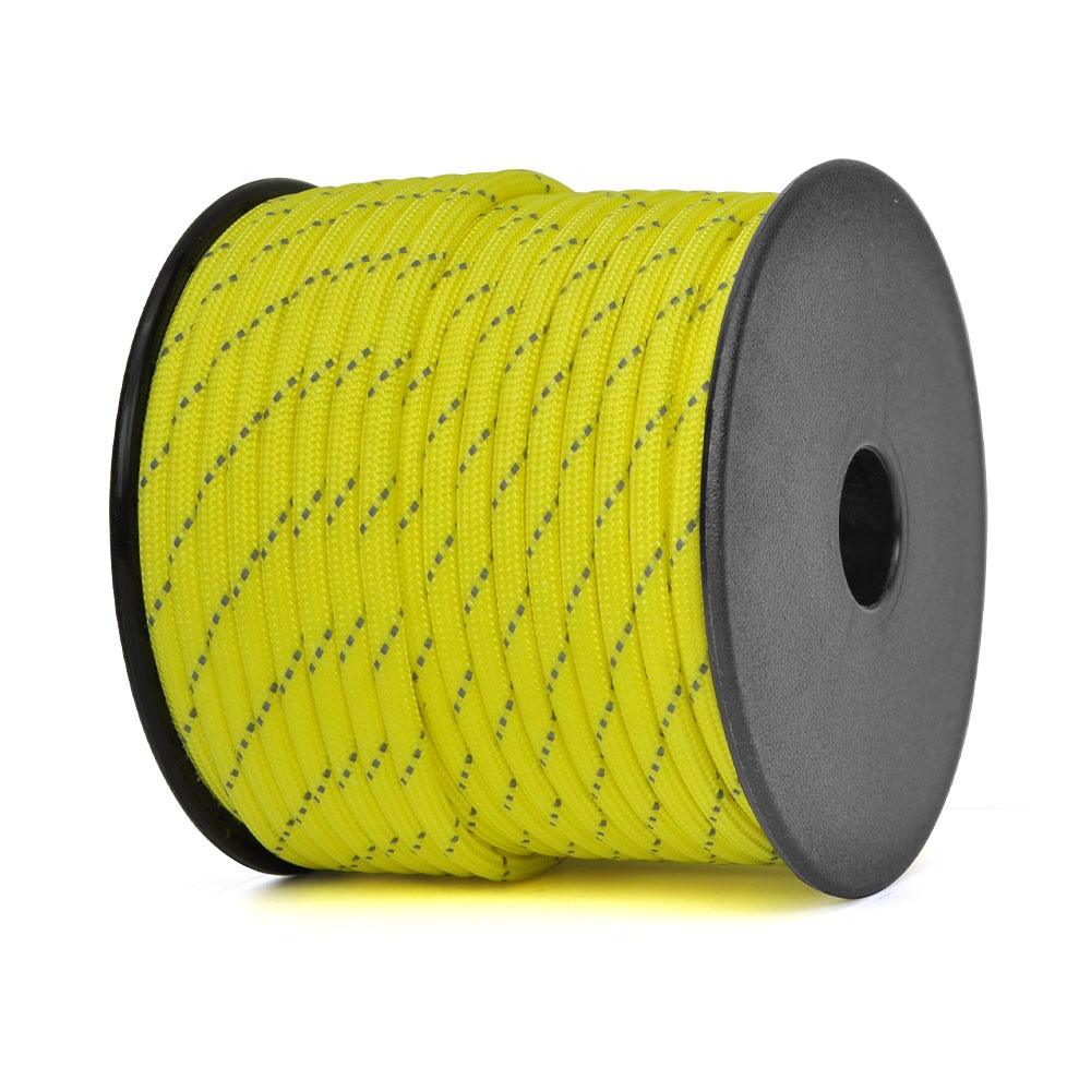 CAMPINGSKY Reflective Paracord 2mm 3 Strand Core Outdoor Camping
