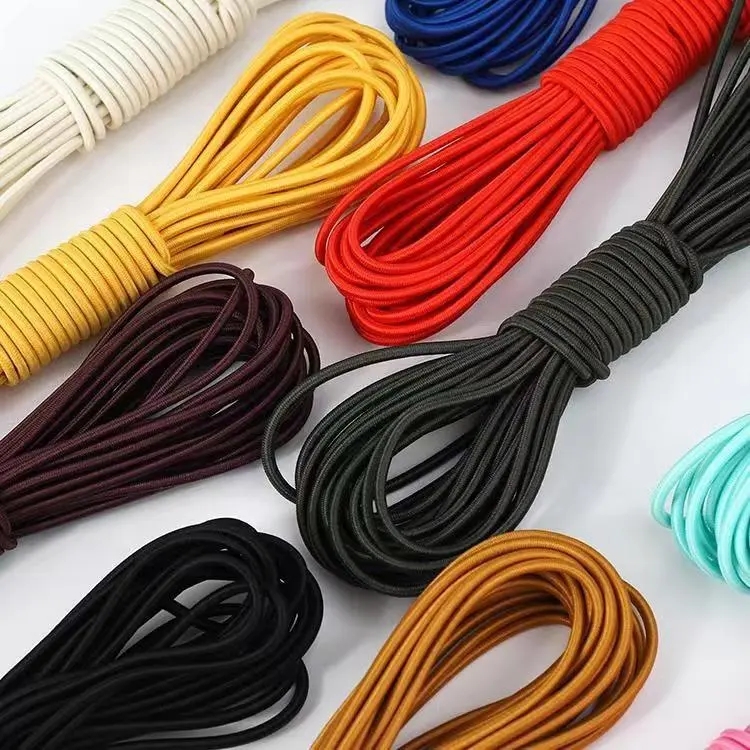 Wholesale 2mm Bungee Cord/Elastic String with Metal Clips/Ends
