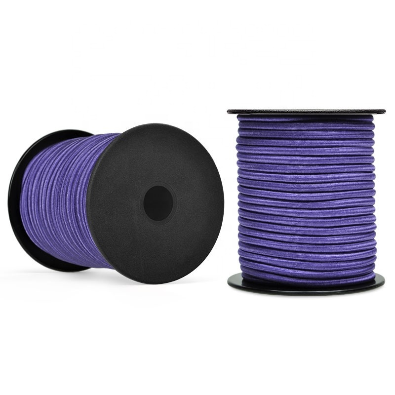Wholesale 100% Stretch 3mm Shock Cord Elastic Cord Bungee Cord  manufacturers and suppliers