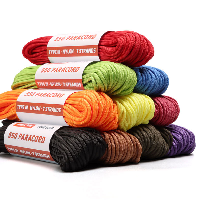 Wholesale Paracord 550 Type III 4mm Parachute Cord manufacturers