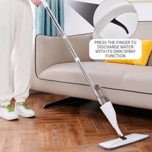 China 360 rotating easy cleaning steel spin and go wring easywring microfiber wet master cleaning mop bucket set