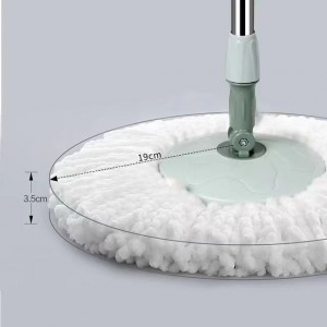 360 degree press type rotary mop Hand free mop Labor-saving mop Three second quick dry press type rotary mop. Product information: