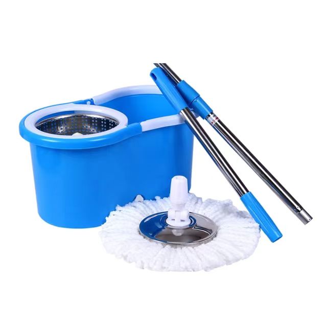 Automatic 360 spin floor mop Hand free double drive rotary mop Automatic drying mop Wet and dry rotary mop Automatic water throwing, lazy man mop ( (6)