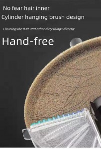 Dirty Water Separated Round Mop and Bucket Free Hand Washing with Spin Single Magic Round Mop For Floor Clean and Household Cleaning