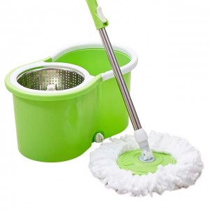 Wholesale 360 degree rotating magic adjustable cleaning mop and bucket set for school Hotel warehouse supermarket