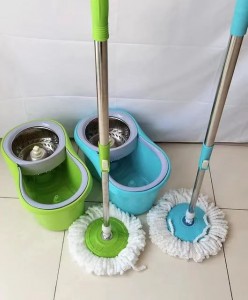360 magic rotation bucket and spin mop floor cleaning mop with spin bucket