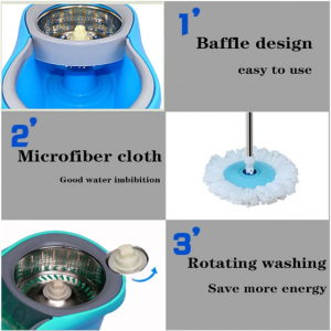 New hot sale 360 clean spin and go tornado mop microfiber magic clean spin mop set 2023 New Product Household Self-squeeze Spin Mop 360 Degree Rotatable Adjustable Cleaning Mop