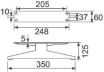 დივანის აქსესუარები ლაზერული საჭრელი ლითონის ფეხები Biaode SHB3014 დივანის ავტომატური მექანიკური შედუღება პოპულარული ლაზერული ჭრის ლითონის ფეხები/SHB3014 (H: 4,9 ინჩი) გამორჩეული სურათი