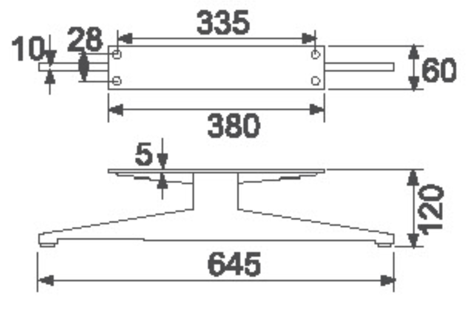 Metalne noge Biaode SHB3017 Automatsko mehaničko zavarivanje za sofu Metalne noge/SHB3017 (V: 4,7 inča) Istaknuta slika