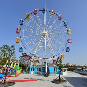 Giostre nel parco divertimenti Giro sulla ruota panoramica di 30 metri