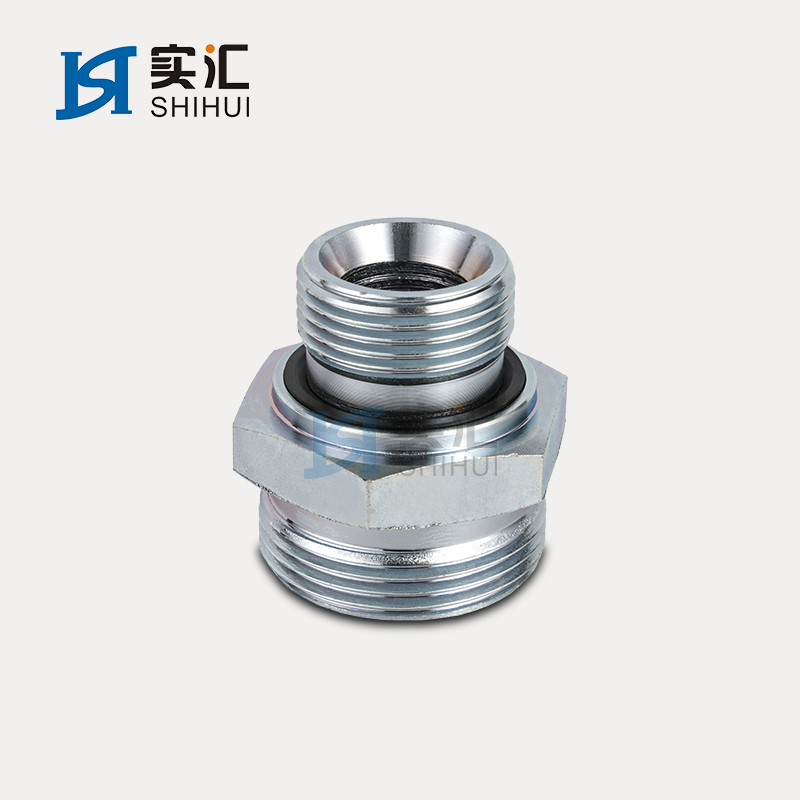 China wholesale Npt To Hose Barb Adapter Quotes –  BSP MALE DOUBLE USE FOR 60° SEAT OR  BONDED SEAL / BUTT-WELD TUBE – HUACHENG HYDRAULIC