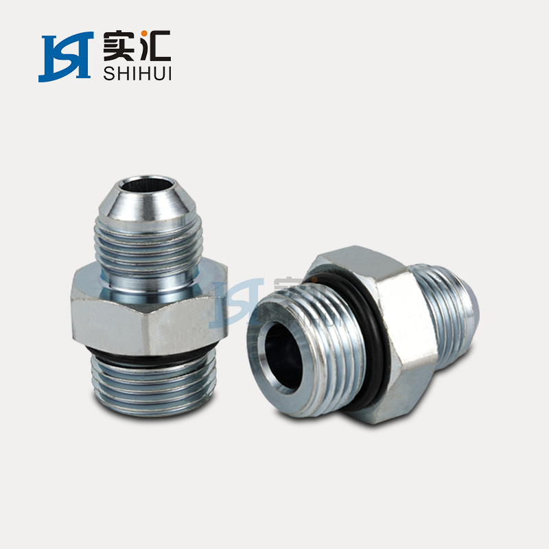 China wholesale Mechanical Joint Flange Adapter Quotes –  JIC MALE 74° CONE / BSP MALE O-RING – HUACHENG HYDRAULIC