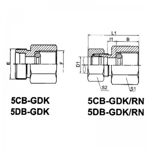 Bsp Pressure Gauge Connector With Dki Sealing Ring