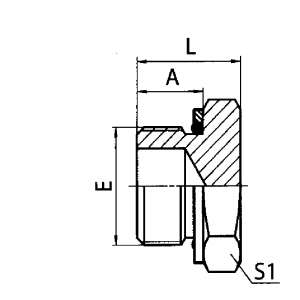 Metric Male L-series Plug Iso 6149-3
