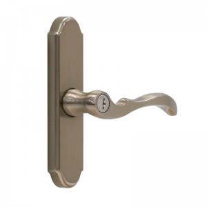 Hot sales zinc alloy door lock handle set for wooden door