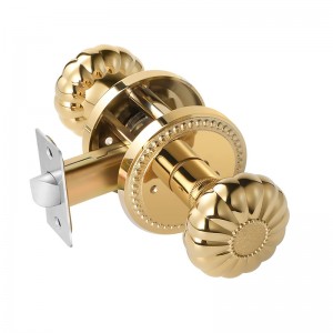 Brass main door lock luxury bedroom door lock door copper cylinders