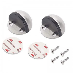 Chrome-plated Zinc Alloy Floor Strong Magnetic Door Hold