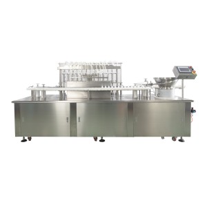 small scale pharmaceutical medical vial liquid filling capping machine