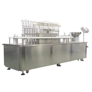 small scale pharmaceutical medical vial liquid filling capping machine