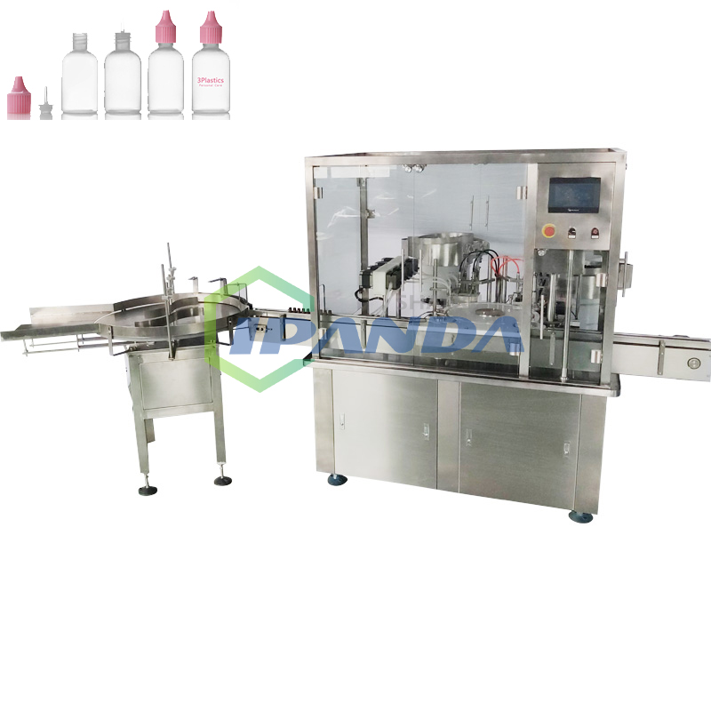 OEM/ODM China Induction Sealing Equipment - Automatic pet small bottles on line filling machine e-liquid filling machine  – Ipanda